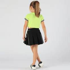 Top da bambina con arricciature