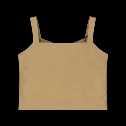 Top in popeline da bambina