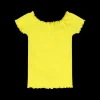 Top scollo a barchetta bambina