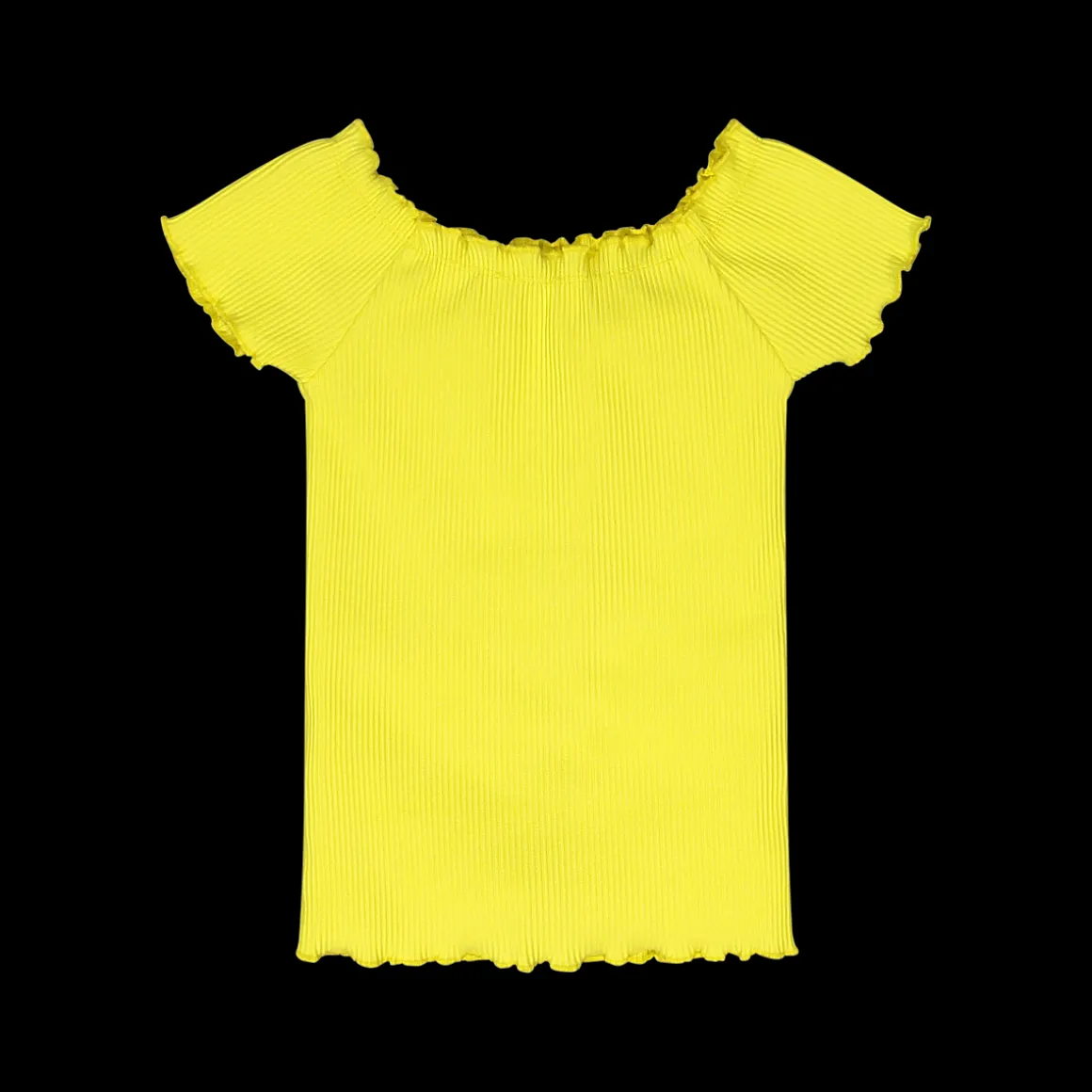 Top scollo a barchetta bambina