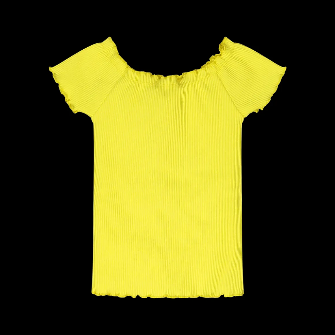 Top scollo a barchetta bambina
