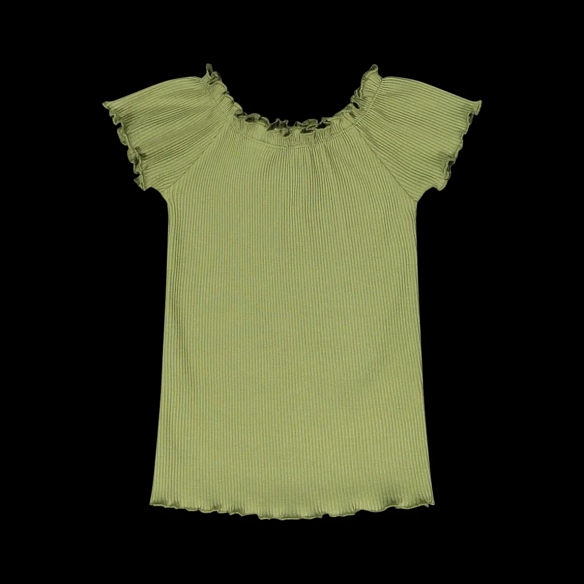 Top scollo a barchetta bambina