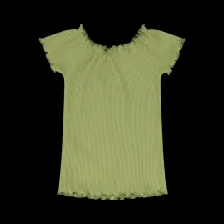 Top scollo a barchetta bambina