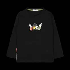 T-shirt a manica lunga da bambino in jersey