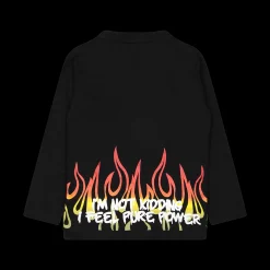 T-shirt a manica lunga da bambino in jersey
