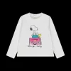 T-shirt a manica lunga Snoopy da bambina