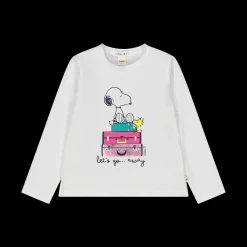 T-shirt a manica lunga Snoopy da bambina
