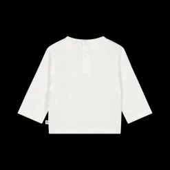 T-shirt a maniche lunghe con stampa foliage per bambino