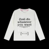 T-shirt a maniche lunghe per bambina