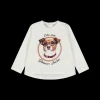 T-shirt a maniche lunghe per neonata