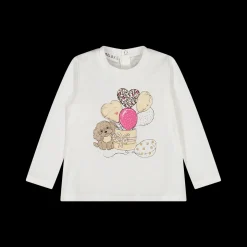 T-shirt a maniche lunghe per bambina