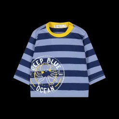 T-shirt a righe da bambino