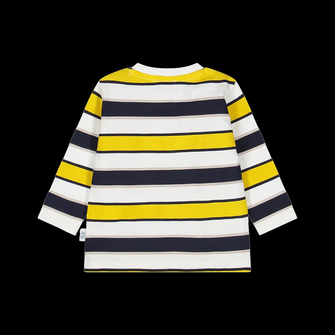 T-shirt a righe da bambino tema rugby