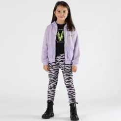 T-shirt bambina a manica lunga con glitter