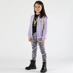 T-shirt bambina a manica lunga con glitter