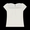 T-shirt bianca con tulle