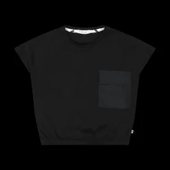 T-shirt boxy con taschino per bambina