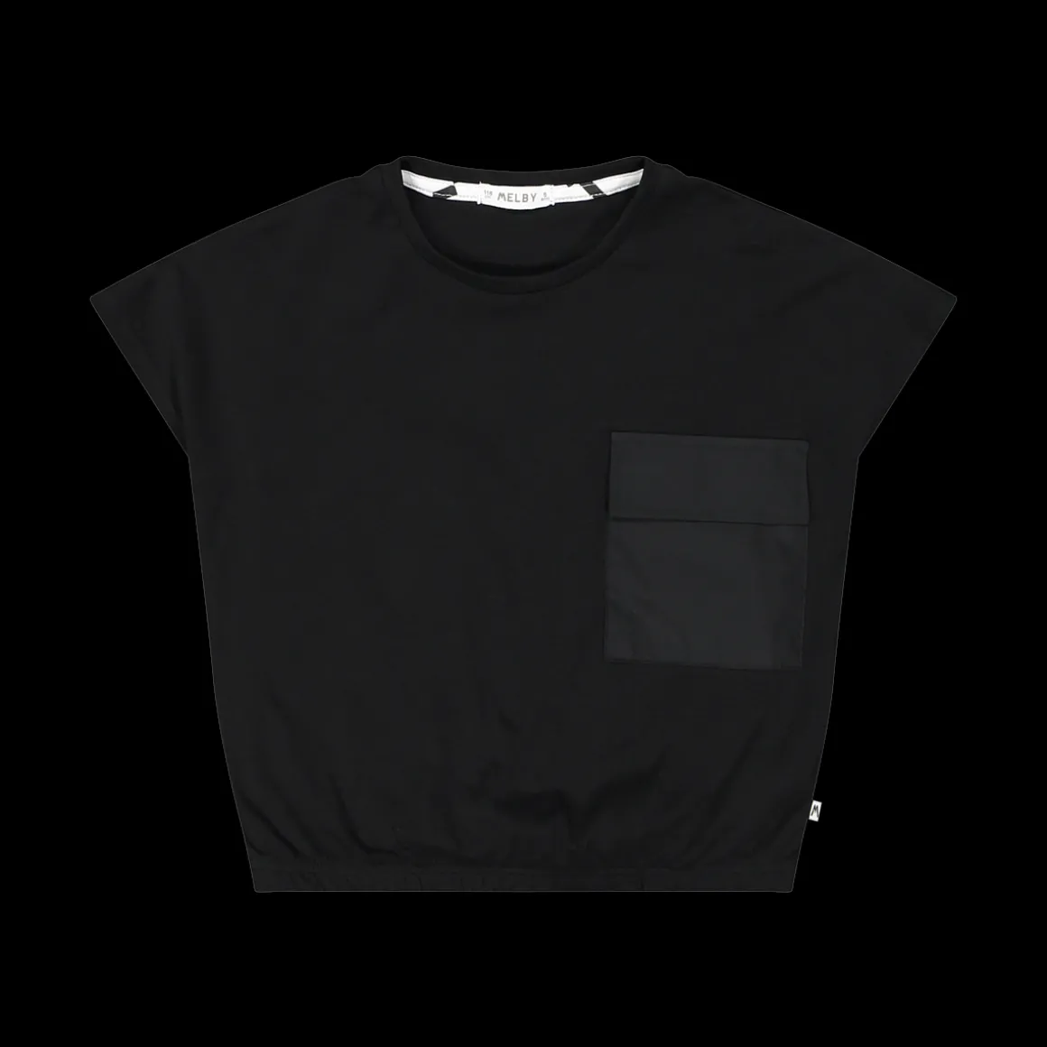 T-shirt boxy con taschino per bambina