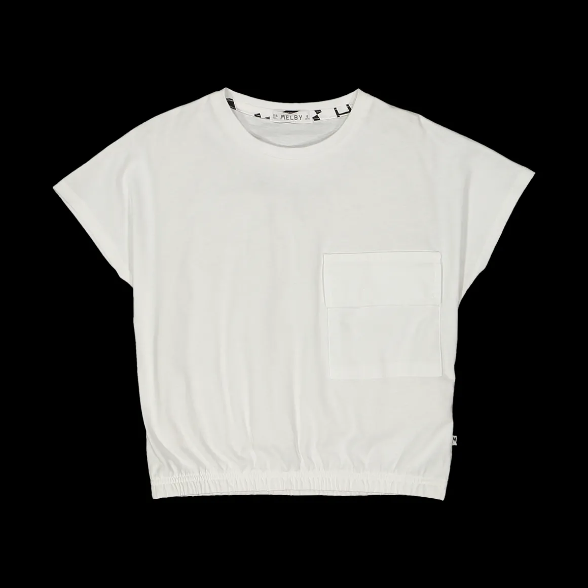 T-shirt boxy con taschino per bambina
