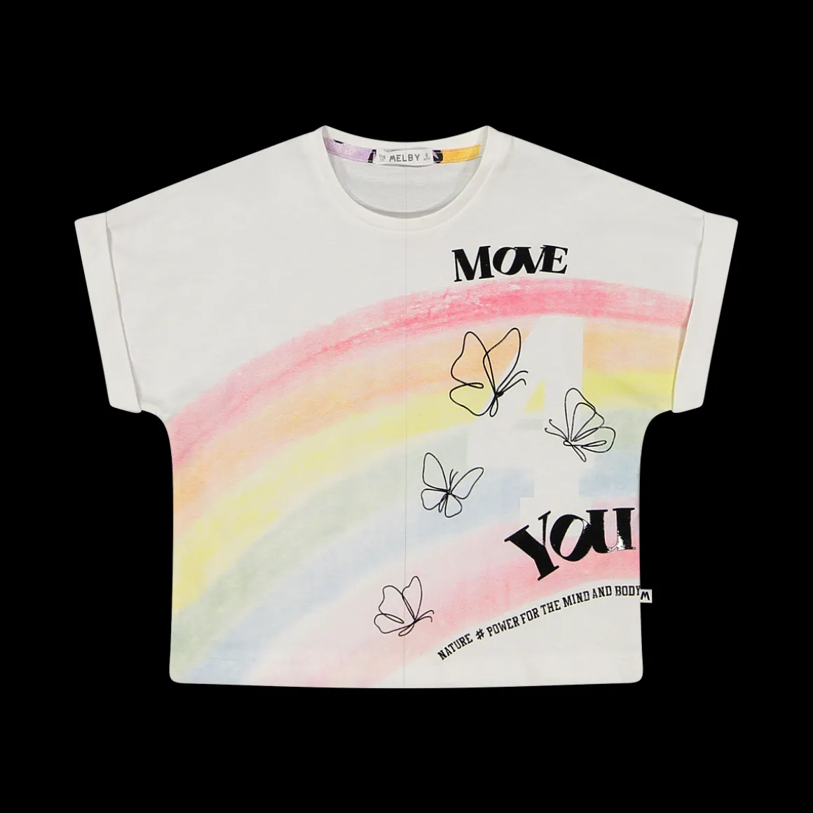 T-shirt boxy per bambina
