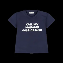 T-shirt "Call my manager" da bambino