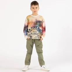 T-shirt colorata per ragazzo