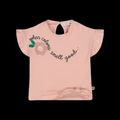 T-shirt con nodo per bambina
