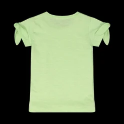 T-shirt con nodo su maniche bambina