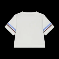 T-shirt con paillettes per bambina