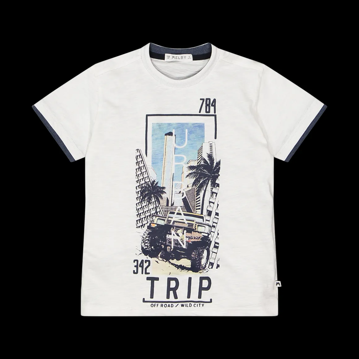 T-shirt con profili per bambino
