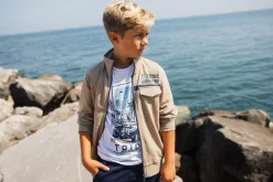 T-shirt con profili per bambino