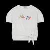 T-shirt con ricamo per bambina