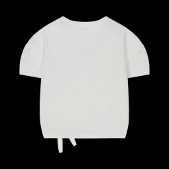 T-shirt con ricamo per bambina
