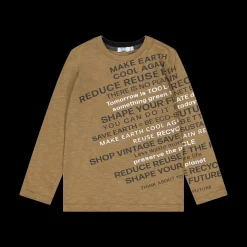T-shirt con scritte per bambino