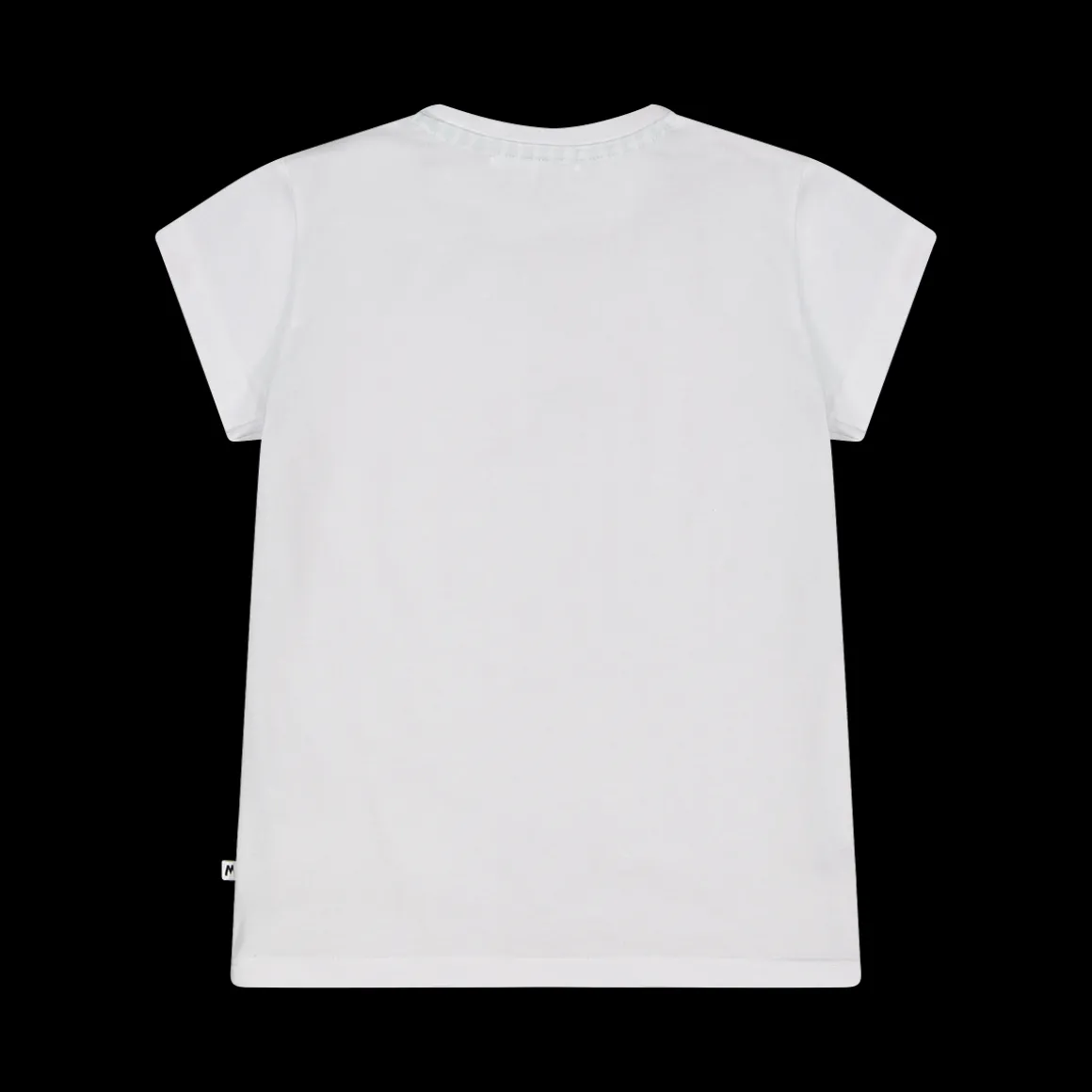 T-shirt con stampa e paillettes da bambina