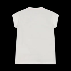 T-shirt con stampa gummy per bambina