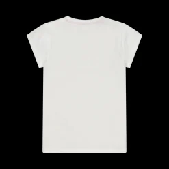 T-shirt con stampa multicolor da bambina
