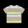 T-shirt con stampa rigata per neonato