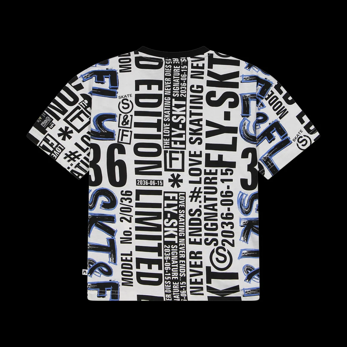 T-shirt con stampa scritte da bambino