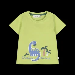 T-shirt con tenera stampa dinosauri per neonato