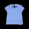 T-shirt con volant per bambina
