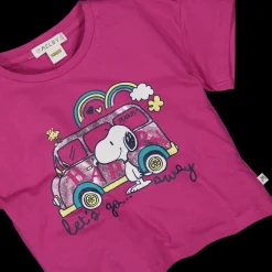 T-shirt da bambina con stampa Peneauts