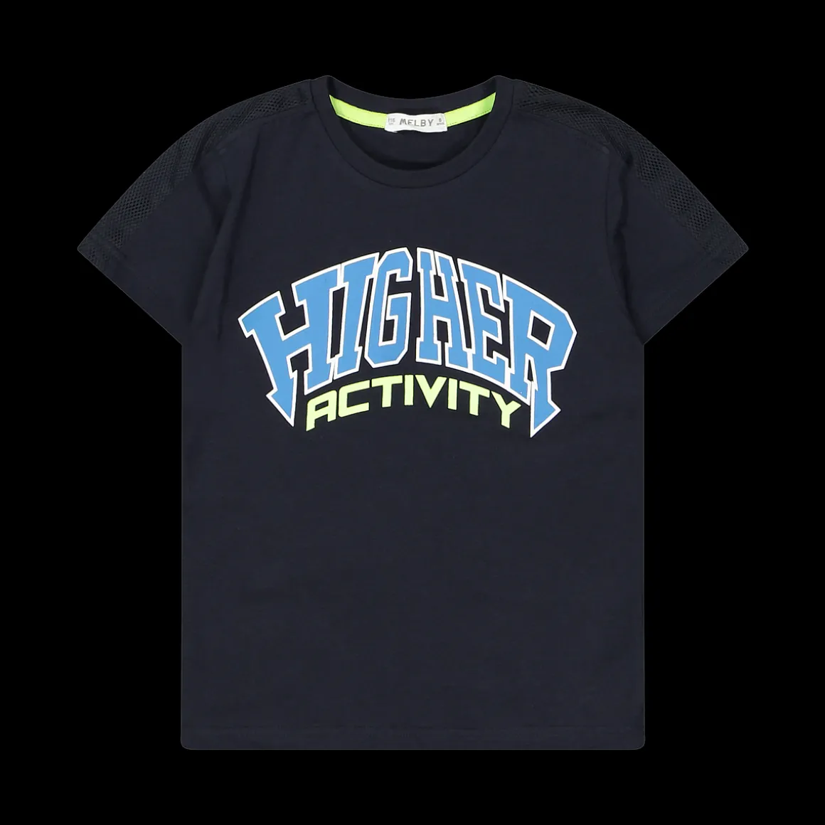 T-shirt da bambino con inserti in rete
