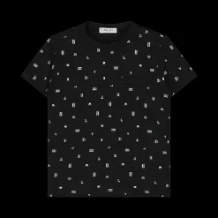 T-shirt da bambino con microstampa