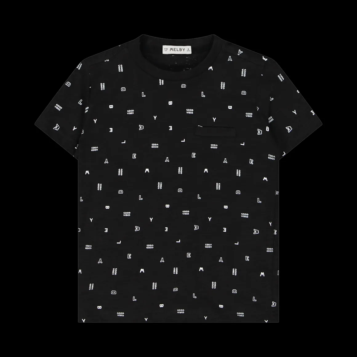 T-shirt da bambino con microstampa