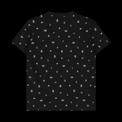 T-shirt da bambino con microstampa
