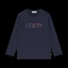 T-shirt da bambino con stampa scozzese