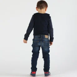 T-shirt da bambino con stampa scozzese