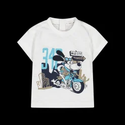 T-shirt dog rider per neonato