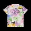 T-shirt effetto acquerello per bambina
